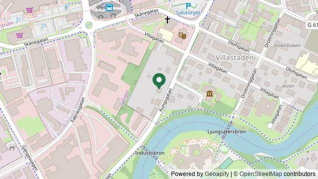 Karta som visar var Jan-Olof Svensson Veterinär ligger: Kungsgatan 24, 34144 Ljungby