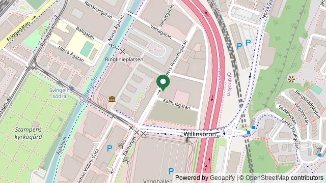 Karta som visar var Din Veterinär Göteborg City ligger: Anders Personsgatan 14-16, 41664 Göteborg